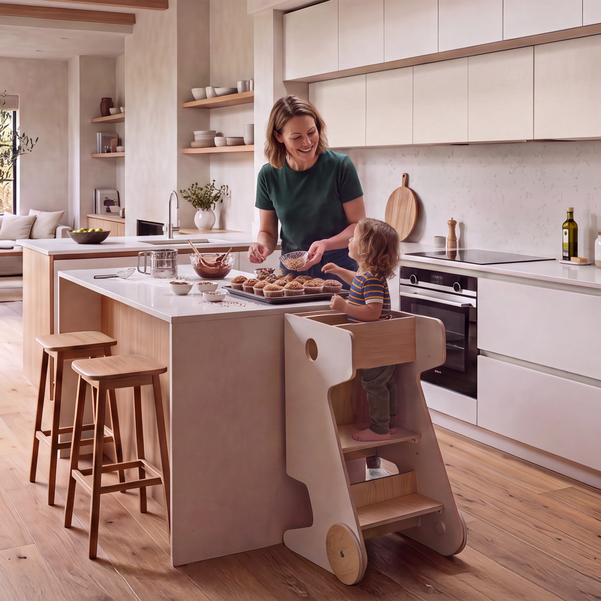 URBANkids: 2-in-1 Lernturm & Kindertisch
